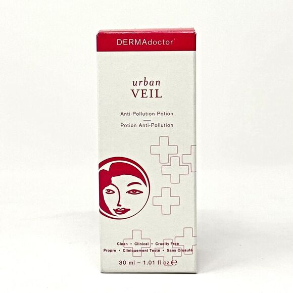 DERMAdoctor Urban Veil Anti-Pollution Potion 1.01 fl oz / 30 ml NIB - Picture 2 of 8